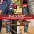 thumbnail image 7 of Christmas 30oz Handheld Travel Tumbler with Handle – Double Wall Stainless Steel Insulated Cup, Flip Straw Lid, Leak-Proof & BPA-Free for Hot and Cold Drinks – Durable Coffee & Juice Mug Black, 7 of 7