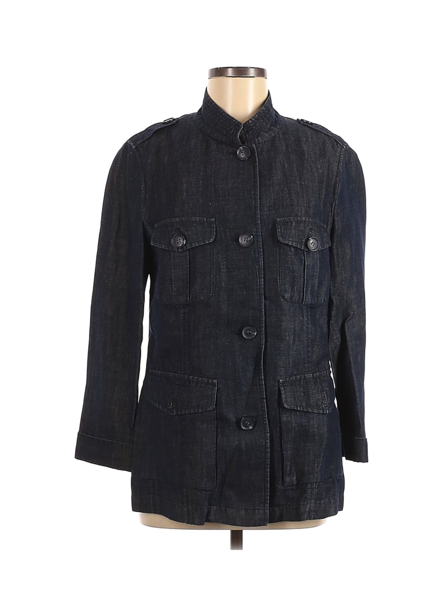 black denim jacket size 8