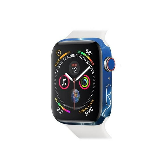 MightySkins APW440-Lightning Storm Skin for Apple Watch Series 4 40 mm - Lightning Storm