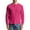 Hot Pink, variant on Men's Casual Knit Button Up Long Sleeve Henley Shirt, Top for Fall Winter, Layering Piece and Versatile Wardrobe Essential,Black,L