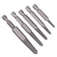 thumbnail image 1 of JUEGO DE RETROVODOR DE TORNILLO, extractor de Tornillo Dañado, 5 piezas de dientes finos fortalas resistencia a la resistencia de desgaste de acero Roto de acero de alta velocidad, 1 of 7
