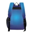 thumbnail image 3 of ALAZA Clear Backpack Blue Circle Gradient PVC Transparent BookBag, 3 of 7