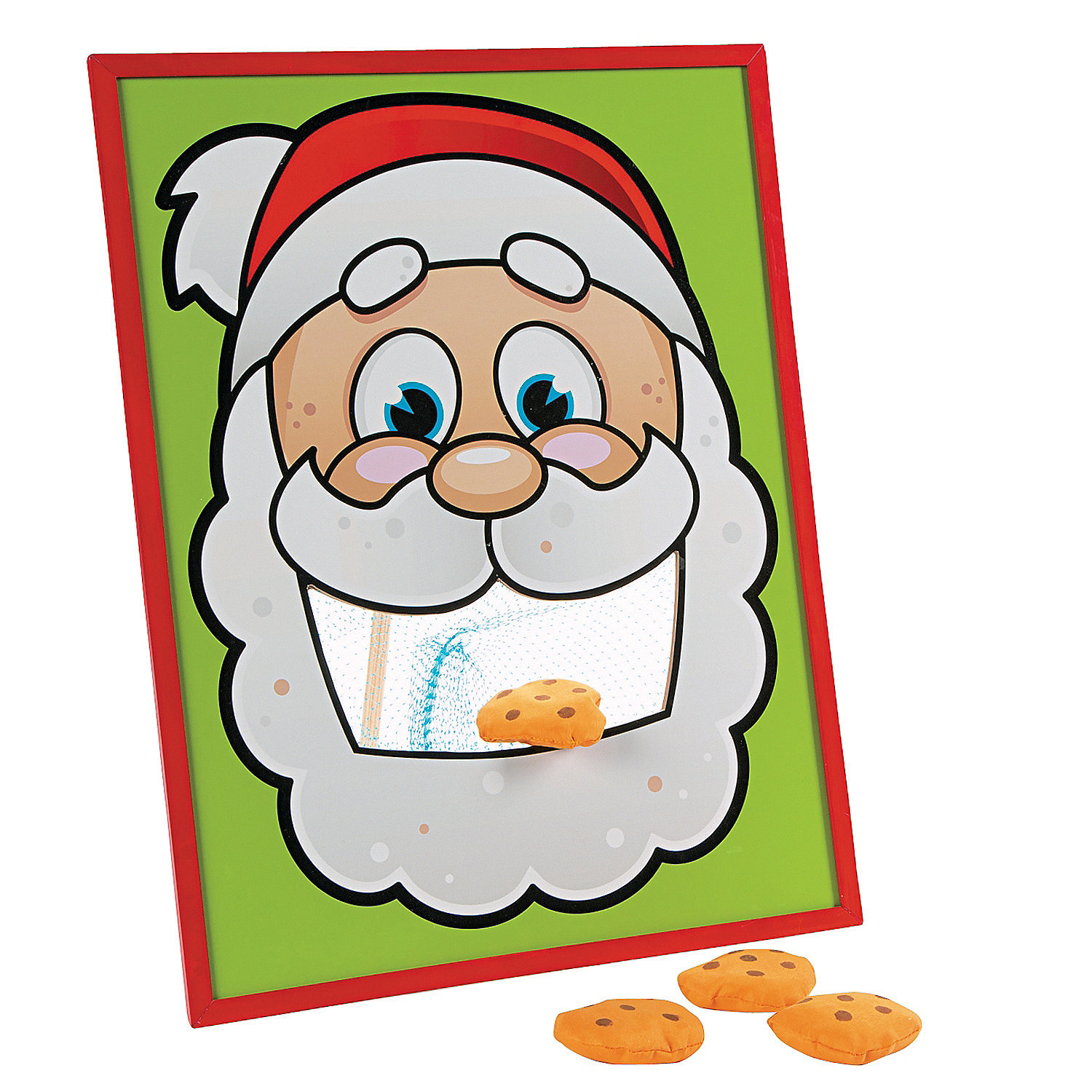 Fun Express Santa's Cookies Bean Bag Toss Game Set Christmas 6 Piece