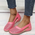 thumbnail image 4 of LUXUR Summer Women Orthopedic Sandals Hollow Out Fashion Casual Beach Walking Shoes Pink Size 8.5, 4 of 5