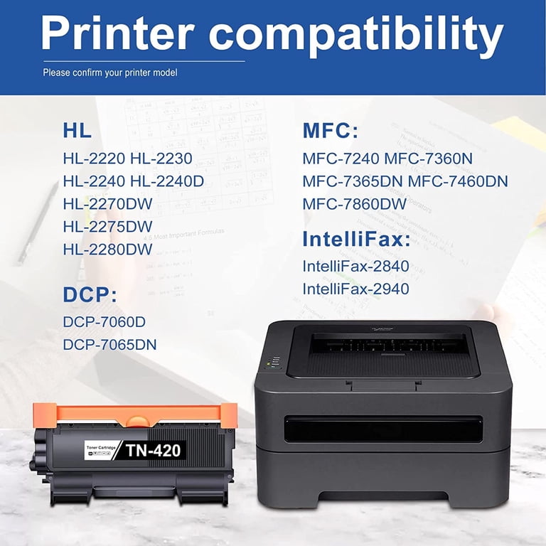 MOLIMER TN420 TN-420 High Yield Toner Cartridge for Brother photo 4