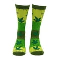 thumbnail image 4 of Men's Todays Good Mood Is Sponsored By Weed Socks Funny 420 Graphic Footwear, 4 of 7