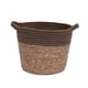 thumbnail image 4 of Cesta de almacenamiento Cesta tejida multifuncional para macetas para oficina, porche, balcón Con asa, 4 of 10