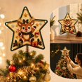 thumbnail image 6 of Clearance! DIY Sparkling Christmas Star Tree Topper, Christmas Pearl Art Kits for Adults, Pearl Diamond Art Diy Kits DIY (Reindeer), 6 of 6