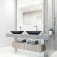 thumbnail image 6 of VIGO Concreto Stone Rectangular Vessel Bathroom Sink and Vessel Faucet in Chrome, 6 of 11
