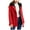 Red#2, variant on GaThRRgYP Womens Coats Plus Size Womens Tops Women's Winter Solid Color Thickened Plush Cotton Plush Collar Coat Cotton Jacket Warm Plush Coat