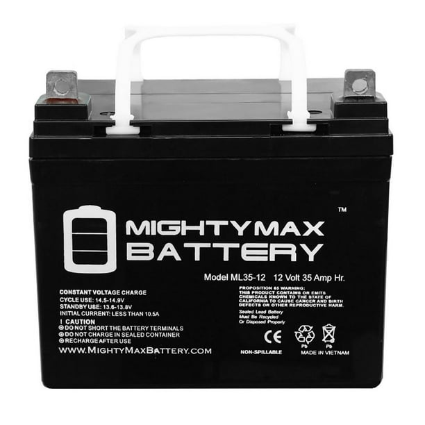 35 amp lawn mower battery deals