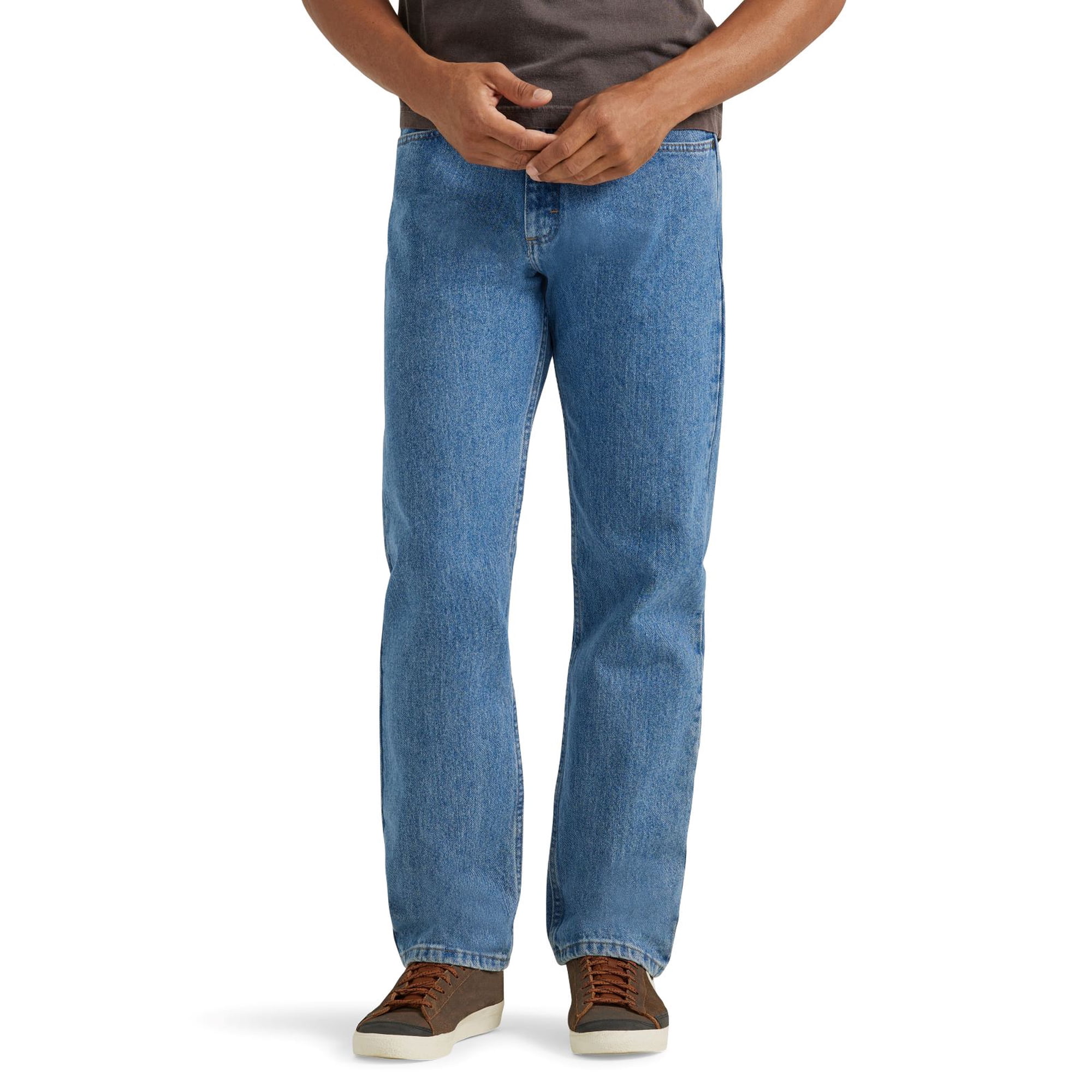 Wrangler Men's and Big Men's Relaxed Fit Cotton Jeans