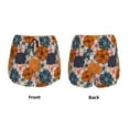 thumbnail image 3 of Logiee Whimsical peony blossom Print Women 2 in 1 Running Shorts,High Waisted Athletic Shorts,Gym Workout Shorts with Liner Pockets-Small, 3 of 7