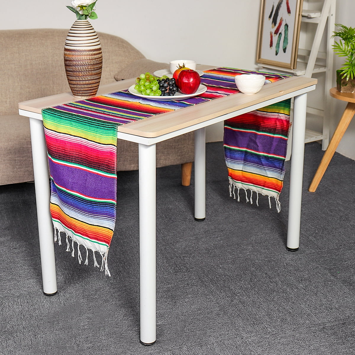Grtsunsea Mexican Se Blanket Table Runner Cotton Tablecloth Grtsunsea Mexican Se Blanket Table Runner Cotton Tablecloth Festival Party Wedding Home Decor 14 X84 Com