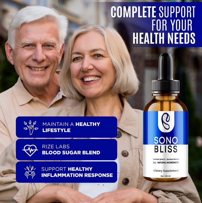 (3 Pack) Sono Bliss Ear Drops, SonoBliss Premium Hearing Support Formula, Official All Natural Dropper, Supplement for Ringing Ears, Maximum Strength Liquid, Reviews (180 mL)