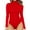 Red, variant on SBYOJLPB Pant Women'S Solid Color Mock Fashion Turtle Neck Tops Long Sleeve Bodysuit Jumpsuit,Sizes S