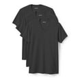 thumbnail image 2 of Lands' End Essentials Men's V-Neck T-Shirt 3 Pack - Premium Cotton Tee, Casual Regular Fit, 2 of 6