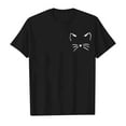 thumbnail image 4 of Short Sleeve Shirts for Girls Size 7/8 Summer Shirts Cute Tops Cartoon Cute Tops Graphic Tee Shirt Pullover T Shirt Trendy Shirts #Black(5-6 Years), 4 of 4