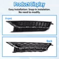 thumbnail image 3 of Kojem  Pair Fog Light Lamp Cover Cap Compatible with 2012-2015 Volkswagen Passat W/O Fog Lights Fog Light Hole Cover - 561853665E9B9 VW1038121, 561853666C9B9 VW1039121, 3 of 10