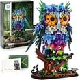 thumbnail image 1 of Set de construcción Sillbird Flower Owl Botanical Collection para adultos, 1 of 7