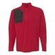 thumbnail image 1 of Fleece Dri-Duck Dri Duck Interval Quarter-Zip para hombre rojo extragrande, 1 of 1