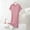 Pink, variant on Naittoop Modal Nightgowns for Womens, Short Sleeve Sleep Dress, Soft Comfy Summer Cooling Night Shirts Sleepwear
