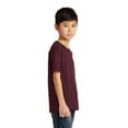 thumbnail image 3 of Port & Co Teen Unisex Regular Plain Short Sleeves T-Shirt Athletic Mroon Medium, 3 of 5