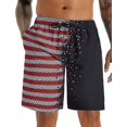 thumbnail image 2 of AEXTO Men's Swim Trunks 9" Quick Dry Bathing Suit Big & Tall Beach Swimsuits, 2 of 7