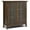 Natural Aged Brown, variant on Pemberly Row Wood 39" Transitional Medium Cabinet in Farmhouse Gray