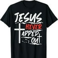 thumbnail image 6 of Wrestling Jesus Never Tapped Out Christian Wrestle Men Women T-Shirt Regular-Fit, Couple Clothing, Family T-shirt, 6 of 6