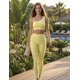 thumbnail image 4 of Conjunto Deportivo Mujer Amarillo Pastel, 4 of 7