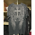 thumbnail image 1 of Camiseta de cuello redondo para hombre y mujer, camisa de gran tamaño con estampado de calavera de Hip Hop, ropa gótica de manga corta, Tops de calle, novedad, 1 of 2