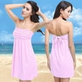 thumbnail image 2 of WEAIXIMIUNG Paréo de Maillot de Bain Cache-Maillot pour Femmes 1 Pce Maillots de Bain Femmes à Lacets, 2 of 3