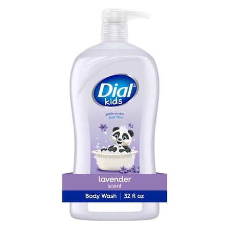 Dial Kids All-in-1 Body Wash, Hair Wash & Bubble Bath, Ages 2 , Tear-Free, Lavender, 32 oz
