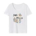 thumbnail image 1 of Camiseta básica para mujer Yuyangstore cómoda y moderna cuello redondo M, 1 of 7