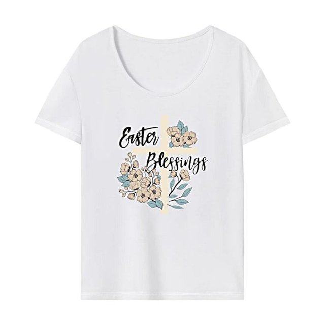 Camiseta básica para mujer Yuyangstore cómoda y moderna cuello redondo M