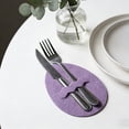thumbnail image 6 of Oioii Easter Eggs Silverware Pocket Cutlery Pouch Festive Table Decor Cutlery Storage Bag For Easter Holiday Table Setting And Home Kitchen Decoration,Purple, 6 of 6
