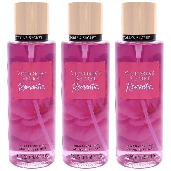 Victorias Secret Romantic Fragrance Mist - Pack of 3 8.4 oz