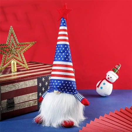 

Christmas Clearance Items Feltree Independence Day Decorations Dwarf Doll Home Decoration Pendant