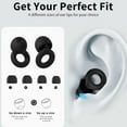 thumbnail image 2 of HUAK 2 Ensembles de Bouchons d'Oreilles en Silicone Réutilisables – Haute Fidélité avec Annulation de Bruit pour Concerts, Sommeil, Voyage et Natation, 2 of 6