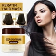 thumbnail image 1 of Fiudx Mascara Capilar, Alimento Nutritivo, Mascarilla Keratina En Hidratación Profunda, Acondicionador Reparador En Cabello Seco, Cuidado En Cabello Dañado, Resultados En Salón, para Uso Doméstico, T, 1 of 7