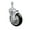 Swivel - Top Lock Brake - Black, variant on 4 Inch Black Polyurethane Wheel Swivel 10mm Threaded Stem Caster SCC