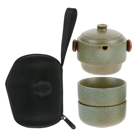 

Kung Fu Tea Kit Ceramic Teapot Tea Cups Kung Fu Tea Set for Travel or Home Use