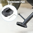 thumbnail image 2 of Unique Bargains 1 Set Aluminum Alloy Motorcycle Kickstand Plate Pad for BMW C400GT 2023 with Wrench Grey, Black, 2 of 6