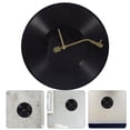 thumbnail image 2 of Reloj de pared con forma de disco de vinilo, reloj colgante de pared, reloj de pared decorativo, decoración del hogar, 2 of 7
