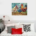 thumbnail image 5 of Nawypu Rooster Cock Painting Wall Art Farmhouse Wall Decor Canvas Posters Prints for Living Room Bedroom Office Kitchen Decor, 5 of 5