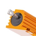 thumbnail image 4 of 50W 0.1 Ohm Aluminium Housing Chassis Mount Wirewound Power Resistor Glod 2pcs, 4 of 4