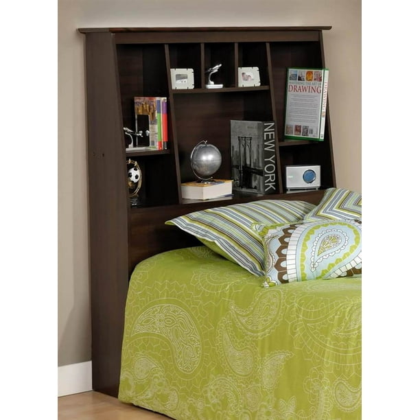 Prepac Espresso Tall Bookcase Headboard (Twin)