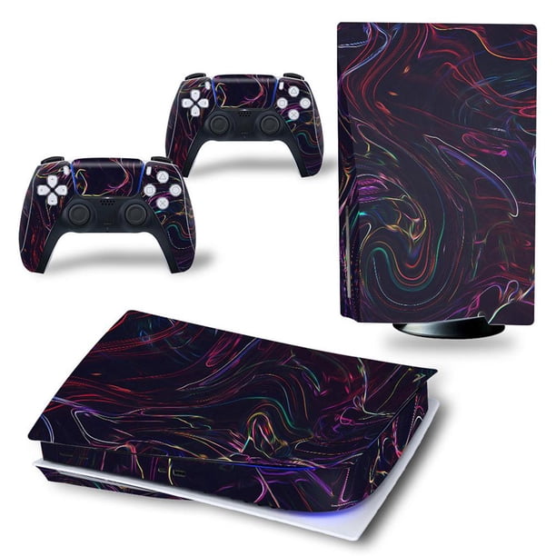 Adecuado Para Ps5 Versión De Unidad Óptica Máquina Consola De Juegos Etiqueta Engomada Del Cuerpo Serie Negra (7 #) Minnieouse EL007592-00