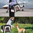 thumbnail image 7 of Easter Cat Carrier Bag - Premium Fabric 900D Oxford Cloth - Sherpa Base - Nylon Webbing - 17x10x11.8 in - Ideal for Travel - Durable and Comfortable - Pet Accessory for Cats, 7 of 7